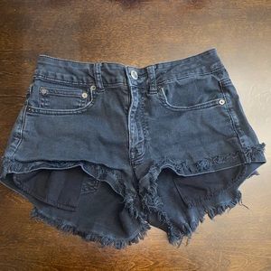 American Eagle black jean shorts. Very stretchy